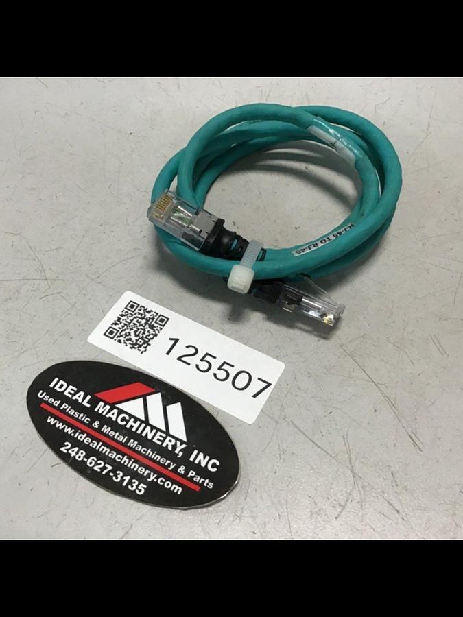 Used ALLEN BRADLEY Ethernet Cable 1585J-M8TBJM-1 USED