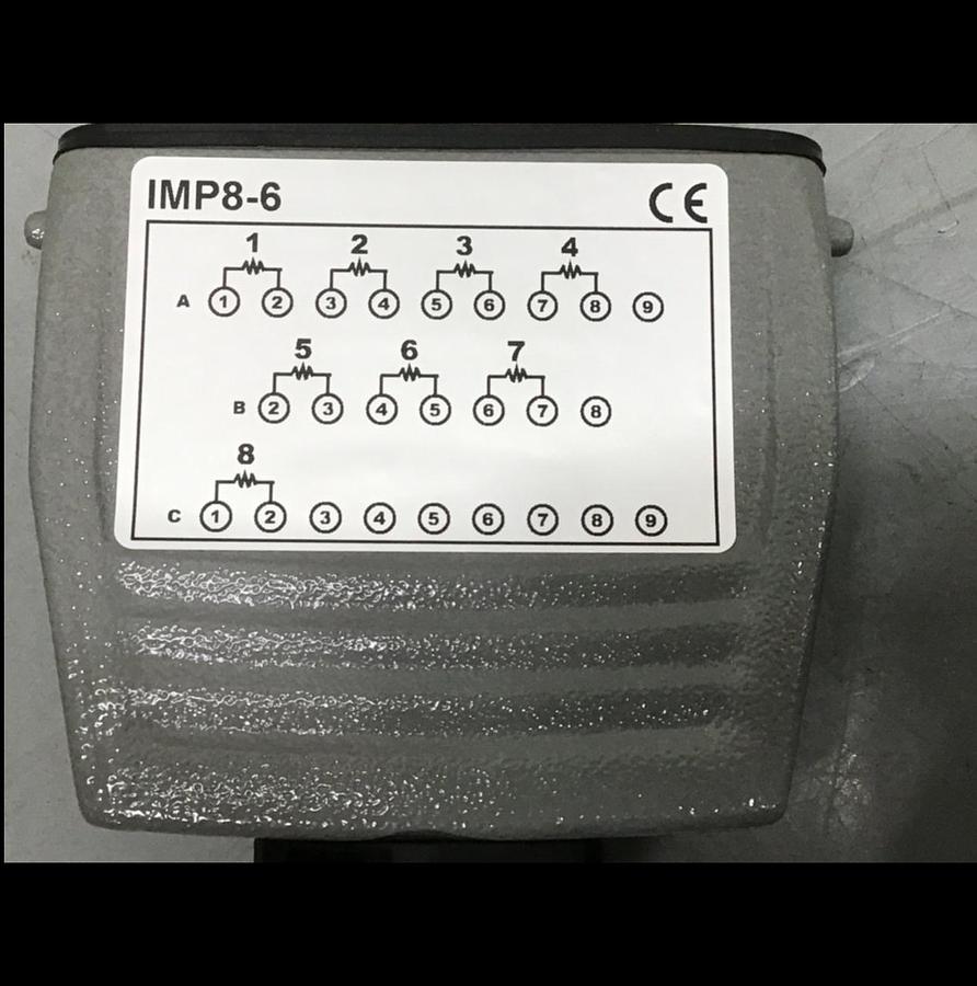 IDEAL MACHINERY 8 Zone Power Cable IMP8-6 NEW #150568