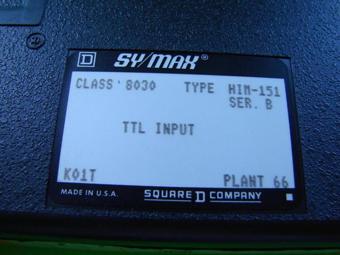 Used SQUARE D Input Module 8030-HIM-151 #11107