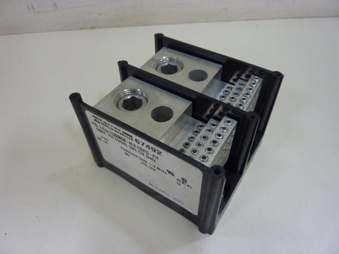 Used FERRAZ SHAWMUT Fuse Block 67492 #57114