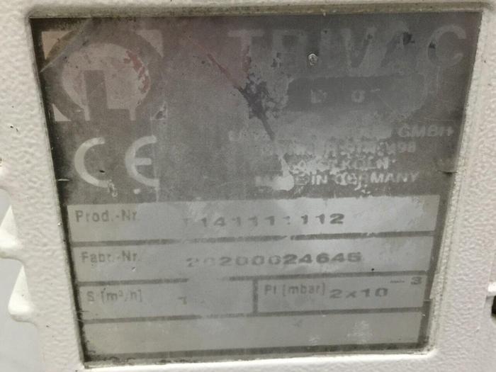 Used HANNING ELEKTRO-WERKE Motor w/ Vacuum Pump E8CD4B1-070 Used