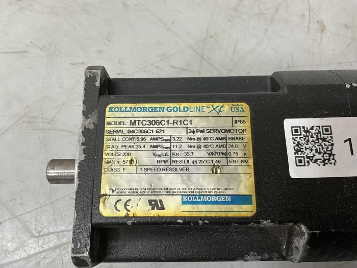 Used KOLLMORGEN MTC306C1-R1C1