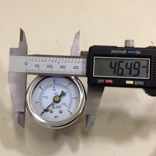 Used BASCO Pressure Gauge GAUGE817 #83817