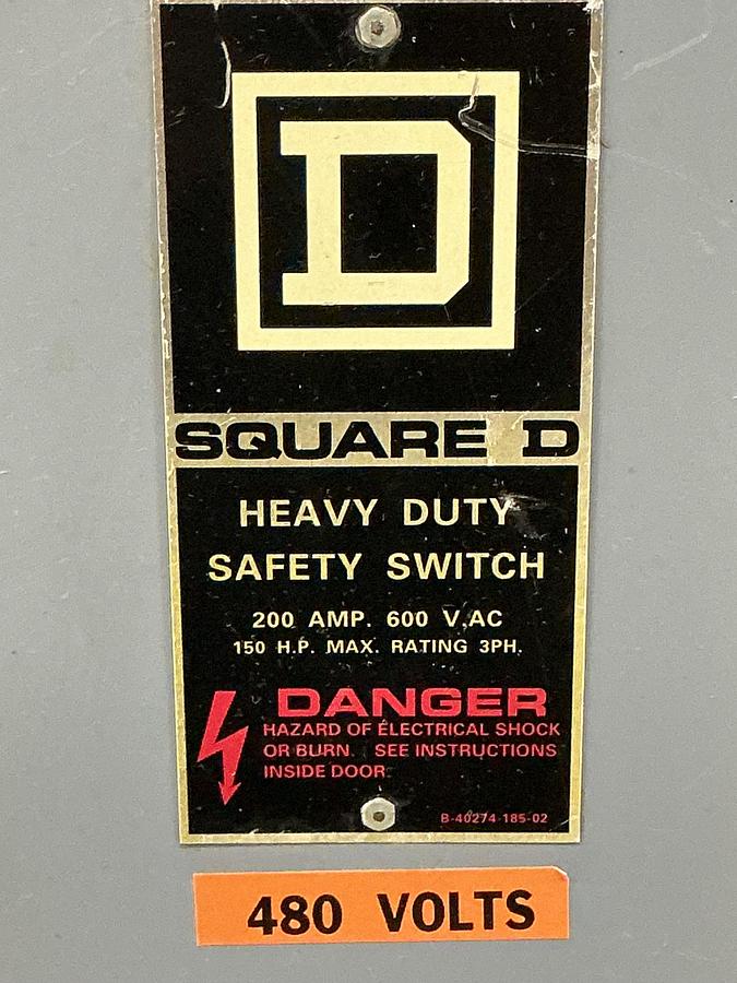 Used SQUARE D H-364-RB