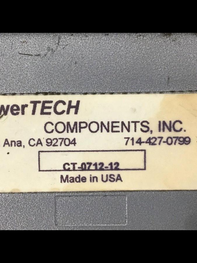 Used POWERTEC Hot Runner Cable CT-0712-12 USED