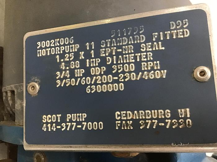 Used MAGNETEK 3/4 HP Century AC Motor H446 Used #142858