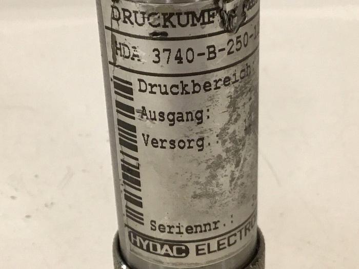 Used HYDAC Pressure Transducer HDA3740-B-250-125 #126595