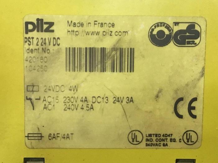 Used PILZ Safety Relay PST224VDC Used