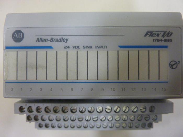 Used ALLEN BRADLEY Input Module 1794-IB16 SER A #49471