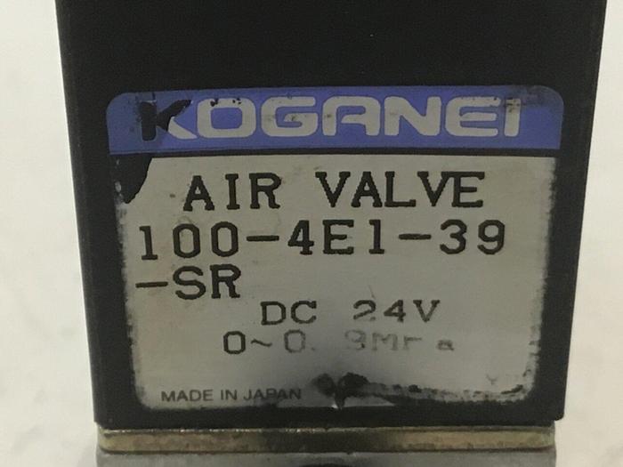 Used KOGANEI Air Valve 100-4E1-39-SR #124294