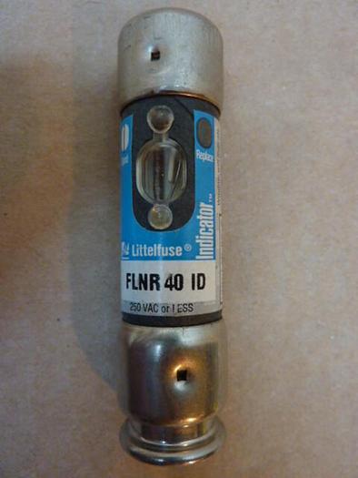 Used LITTELFUSE 40 Amp Fuse FLNR-40-ID #27452