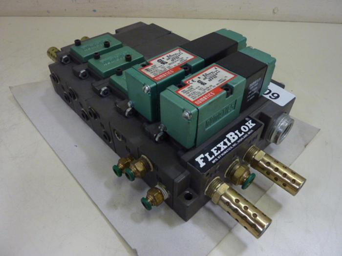 Used NUMATICS Control Block w/ Valves 082SA415M #60115