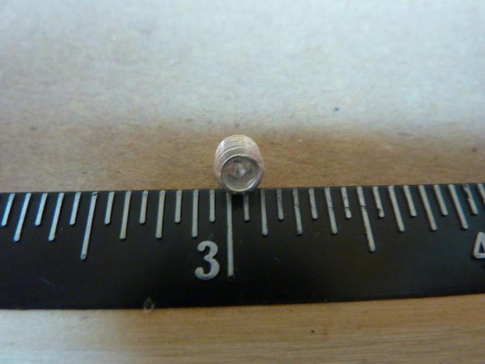 U-C COMPONENTS Cup Point Set Screw T-2405-NA #41318