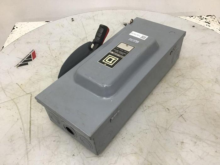 Used SQUARE D Disconnect Switch HU363 SER F1 USED
