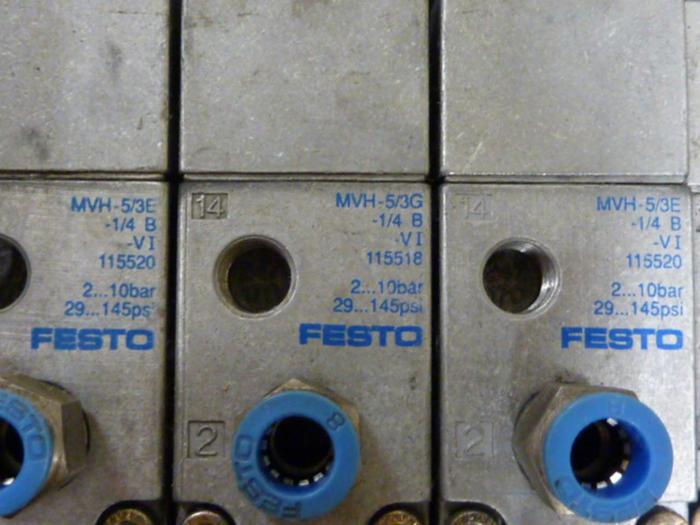 Used FESTO Control Block / Valve Terminal IFB8-02 #52782
