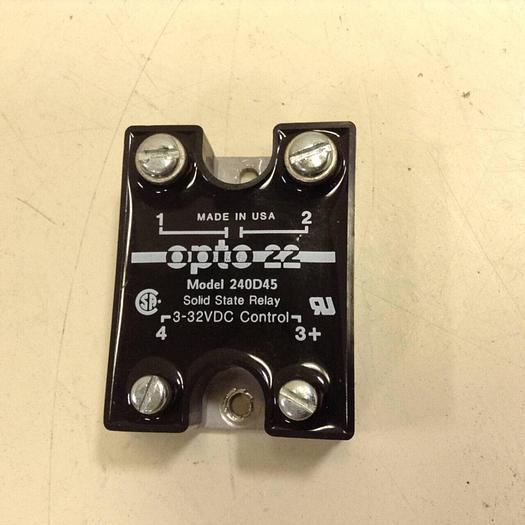 Used OPTO 22 Solid State Relay 240D45 #98061