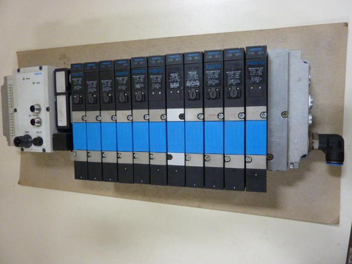 Used FESTO Control Block w/ Valves IFB8-03 #52796