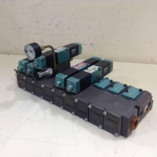 Used NUMATICS Control Block w/ Valves 081SS600M000061 #79997