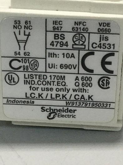 Used TELEMECANIQUE Auxiliary Contact LA1KN11 #103964