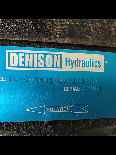 Used DENISON HYDRAULICS Pump T6DC0380141L01B1P31 Used #144683