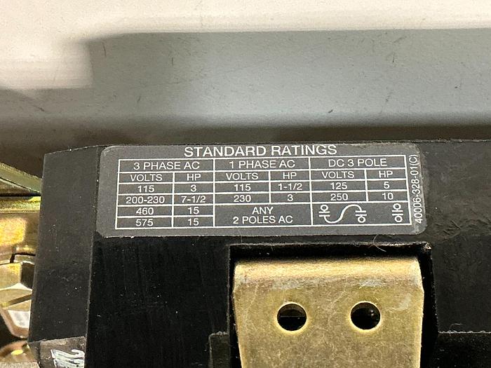 Used ALLEN BRADLEY 1494F-R666