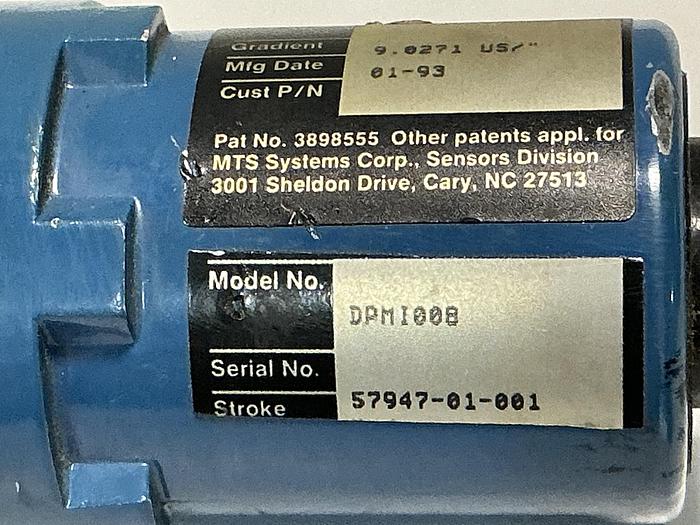 Used MTS TEMPOSONICS TTSRCU0220 DPM I008