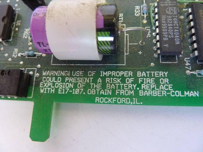 Used BARBER COLMAN Data Handler Circuit Board A-13766-302 Used