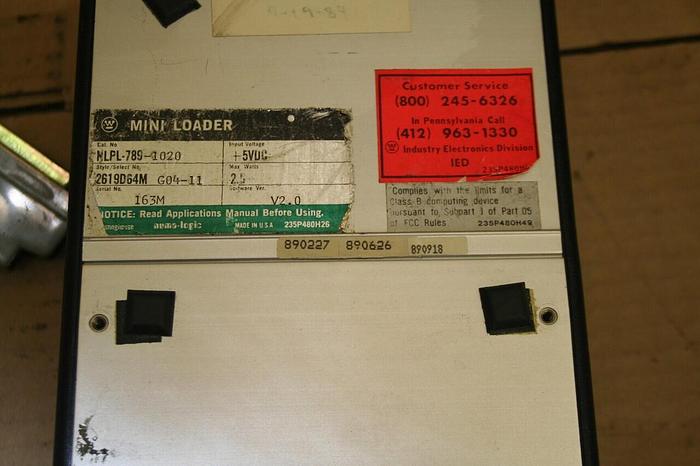 Used WESTINGHOUSE Programmer Loader NLPL-789-1020 Used