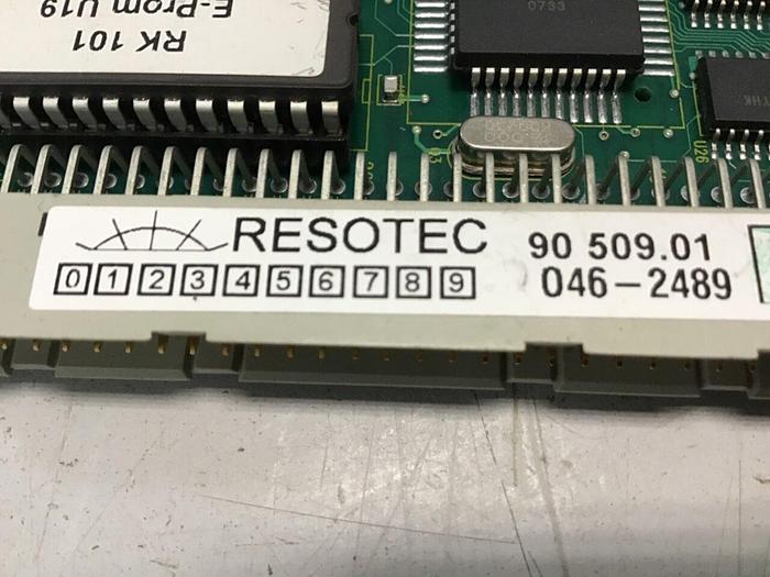Used RESOTEC Circuit Board 90509.01 Used