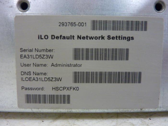 Used HEWLETT PACKARD Proliant Server DL580 #56292