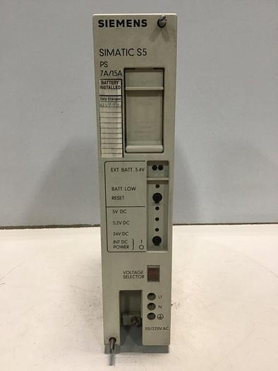 Used SIEMENS Modular Power Supply E220G5/15WRGD #120546