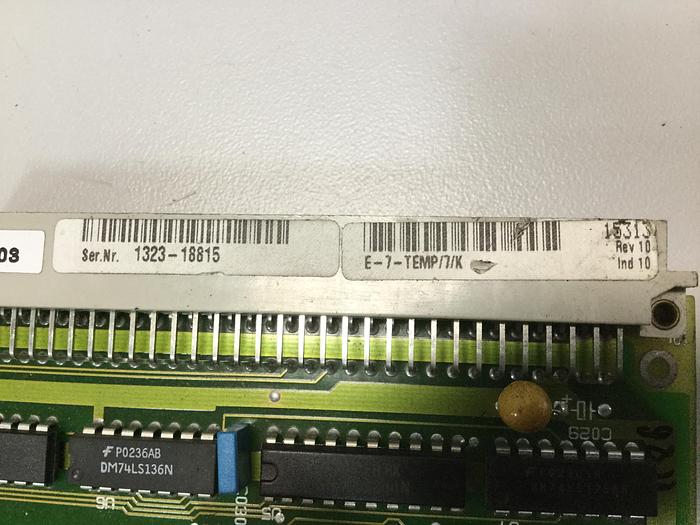 Used KEBA Circuit Board E-7TEMP D1323G-1 Used