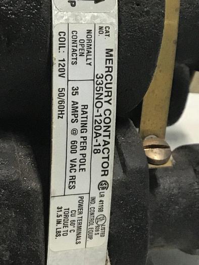 Used MDI Relay Contactor 335NO-120A-18 Used