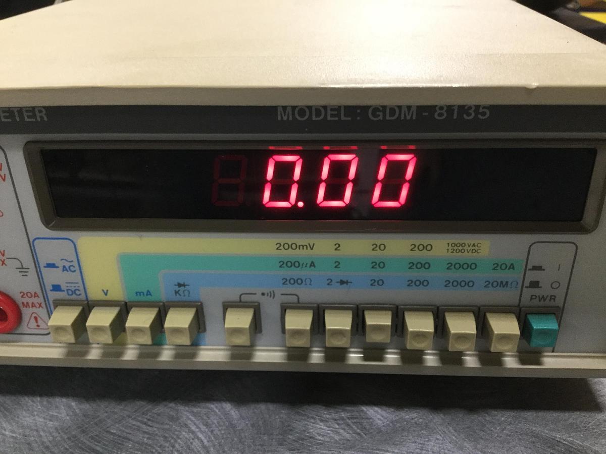 Used GW INSTEK Digital Multimeter GDM-8135 Used