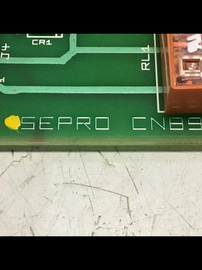 Used SEPRO ROBOTIQUE Control Board 0750096304A USED