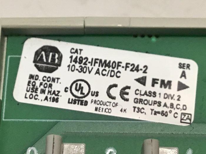 Used ALLEN BRADLEY Interface Module 1492-IFM40F-F24-2 SER A #115198