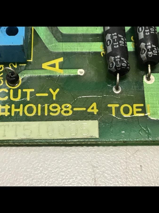 Used TOSHIBA Cut-Y Circuit Board H01198-4 Used