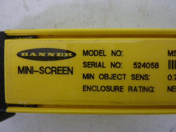 Used SICK OPTIC ELECTRONIC Light Curtain MSR3624Y USED