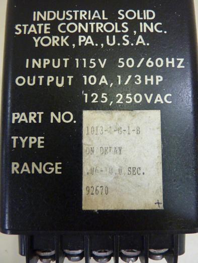 Used ISSC Timer 1013-1G1B #56494
