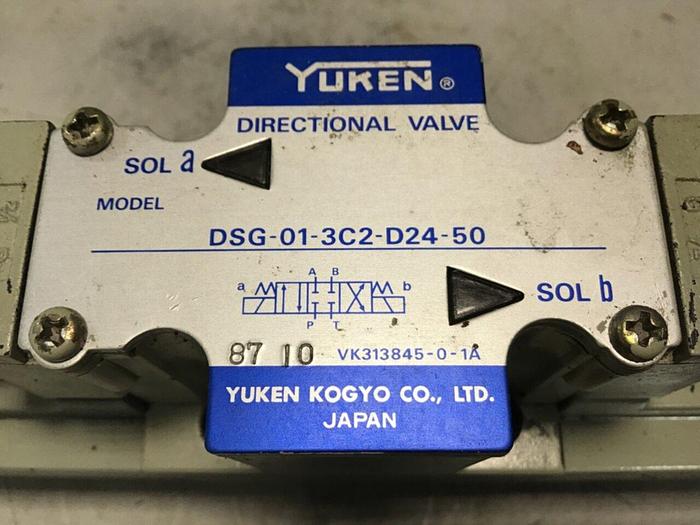 Used YUKEN Directional Valve DSG-01-3C2-D24-50 #141189