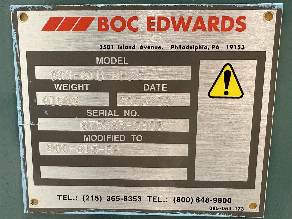 Used BOC Edwards 900-61B-MH25