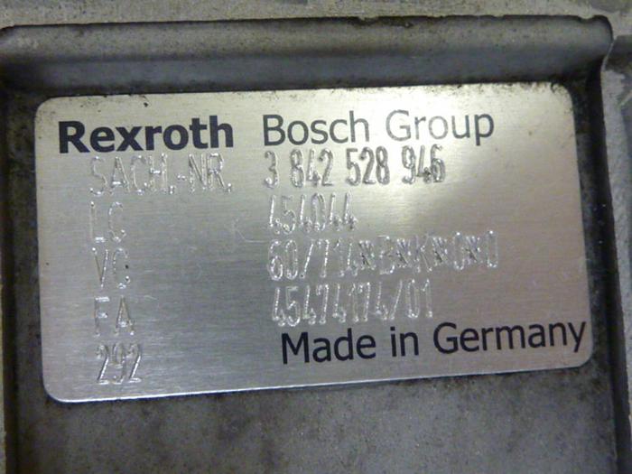 Used REXROTH Gear Reduction Motor MDEMA2M071-12 #59332