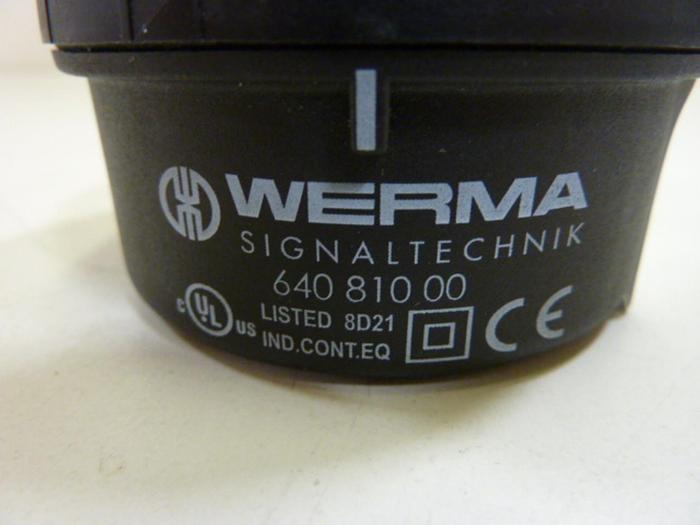Used WERMA Stack Light Base 644 810 00 #52277