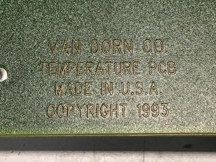 Used VAN DORN Temperature Circuit Board PC330-021 330-021 Used