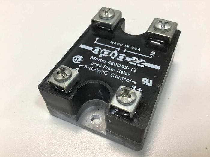 Used OPTO 22 Solid State Relay 480D45-12 #98077