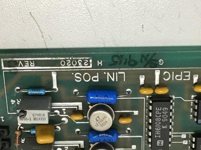 Used SCI Epic Circuit Board 52469 23020 REV S #129109