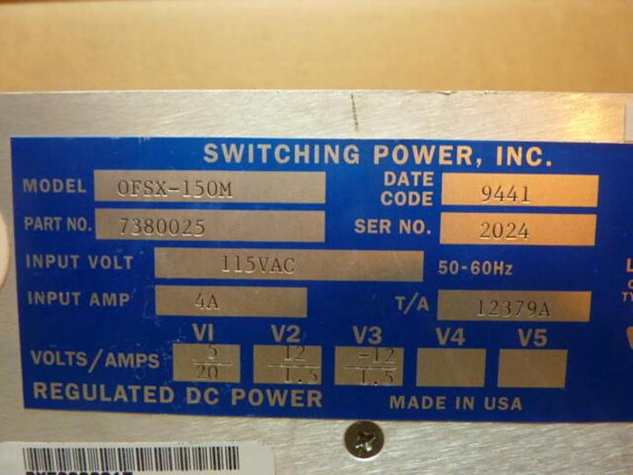 Used SWITCHING POWER Power Supply OFSX-150M #31823