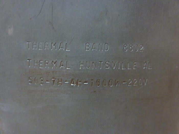 Used THERMAL CORP 1000 Watt Heater Band 8802 #26831