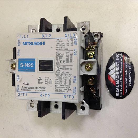 Used MITSUBISHI Contactor S-N95 #74648