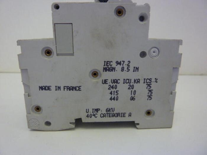 Used MERLIN GERIN 13 Amp Circuit Breaker C60N-13 Used